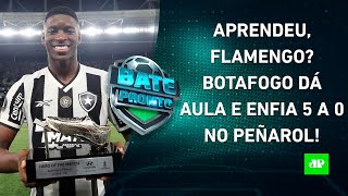 APRENDEU FLAMENGO Botafogo DÁ AULA e TRUCIDA o Peñarol na SEMIFINAL da Libertadores  BATEPRONTO [upl. by Ioyal]