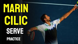 Marin Cilic Serve [upl. by Egiap]