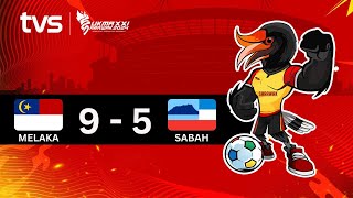 Futsal L Melaka VS Sabah  SUKMA Sarawak 2024 [upl. by Sayce]