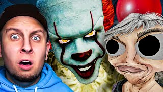 BABKA ZNALAZŁA PENNYWISE W DOMU Z mrgbrooo  VRCHAT [upl. by Aiahc]