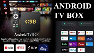 STB ANDROID TV BOX YGDS C98 4K Ultra HD [upl. by Lydie]