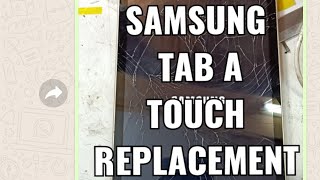 Samsung TabA SMT385 2018 Touch Replacement [upl. by Hanus]