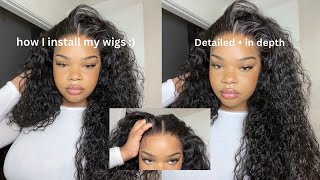 DETAILED Wig Install Tutorial  In  Depth  Beginner Friendly  Ft Asteria Hair [upl. by Isak]