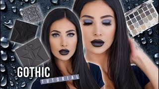 Jeffree Star Cremated Palette Tutorial  Wearable Goth Eyeshadow Look [upl. by Maller]