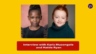 Wicked the Movie Interview with stars Karis and Hattie [upl. by Shaughnessy]