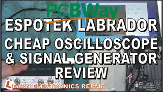 Espotek Labrador Inexpensive Oscilloscope  Signal Generator Review  Any good for fault finding [upl. by Esserac]