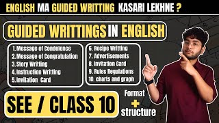 All Guided Writing Format Of English In SEE  Class 10 [upl. by Mogerly]