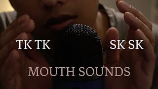 ASMR CLOSE UP SK SK TK TK SHOOPP AND MORE MOUTH SOUNDS NO TALKING KJS ASMR [upl. by Anirbus]