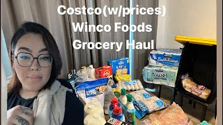 2024 First Grocery Haul  COSTCO  WINCO FOODS [upl. by Seraphine269]