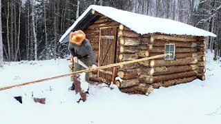 3 Days Building My Log Cabin  Winter Is Coming [upl. by Ashia]