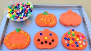 Playdough and Pony Bead Pumpkins [upl. by Sarkaria]