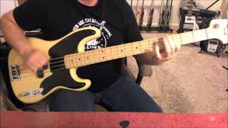 The Chambers Brothers  Time Has Come Today  Bass Cover [upl. by Huberto]