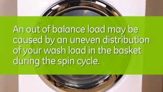 Front Load Washer Out of Balance [upl. by Felder]