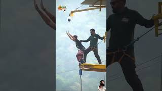 So much Brave to jump bungy jumping adventure rishikesh thrilling games bungy spots extreme adventur [upl. by Dahc]