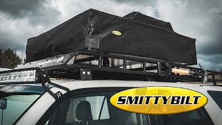 Smittybilt Overlander Roof Top Tent UnboxingAssemblySetup [upl. by Uht]