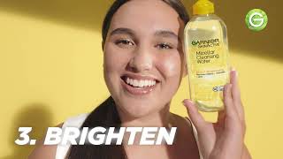 Garnier Micellar Cleansing Water Vitamin C [upl. by Mcgregor]