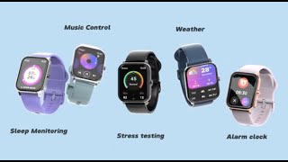 05 ZOSKVEE Smart Watch for Women MenDialAnswer Calls [upl. by Oribelle]