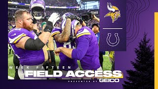 Field Access Minnesota Vikings vs Indianapolis Colts During Week 15 of the 2022 Regular Season [upl. by Ehsrop857]