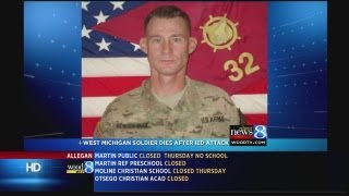 Plainwell soldier dies after IED attack [upl. by Foss432]