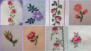 Gorgeous cross stitch patterns countable embroidery charsutikarhailatest dosuti design ideas2024 [upl. by Jenks286]