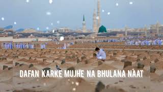 Dafan karke mujhe Na Bhulana naat islamic vairalvideo [upl. by Merta]