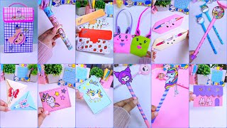 24 Easy Craft Ideas  School supplies  Miniature Crafts Ideas  school hacks  How to make craft [upl. by Marta]