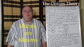 Muons are Mesons in Onium Theory [upl. by Chandless]