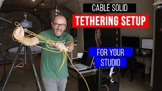 Tutorial Solid tethering set up for your studio portrait amp headshot photography [upl. by Ime]