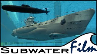 RC LIVE  SUBMARINES at MODELLBAU LIVE AKULA and DAS BOOT VIIc [upl. by Glynnis]