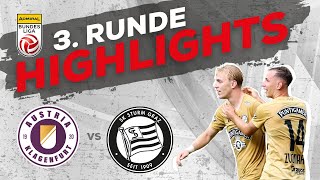 SK Austria Klagenfurt  SK Puntigamer Sturm Graz 3 Runde ADMIRAL Bundesliga 202425 [upl. by Kaleb]