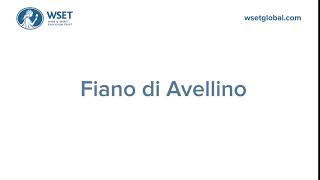 How to say it Fiano di Avellino [upl. by Genevra141]