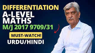 ALevel Maths  DIFFERENTIATION 970931 MJ 2017 Q4 Solution  Ultimate Guide Part 4 [upl. by Yoshio998]