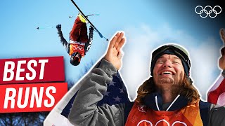 Unbelievable ski halfpipe runs at PyeongChang 2018 ⛷ [upl. by Ahsela]