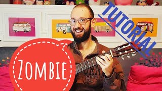 Come si suona ZOMBIE dei Cranberries  tutorial chitarra accordi facili [upl. by Cyma552]