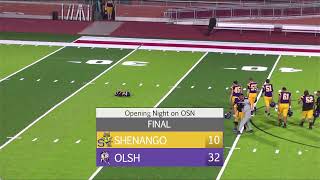 OLSH Football vs Shenango  Friday 8252023 [upl. by Ynotna]