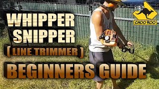 How to use a WHIPPER SNIPPER beginners guide [upl. by Hennahane]