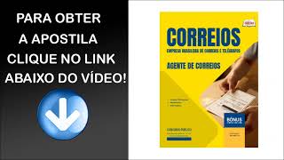 Apostila Correios PDF download gratis [upl. by Annazus]