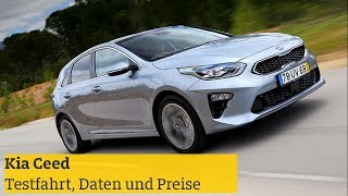 Kia Ceed Testfahrt Daten Preise  ADAC 2018 [upl. by Craddock680]