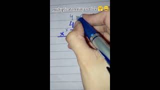 Two digits Multiplicaton master🤗 numbers ninjas🤭🔥😉maths shortsviral [upl. by Anawt818]