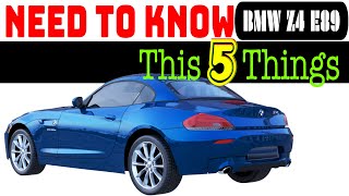 5 Very Useful Hidden Features of BMW z4 e89 [upl. by Aihseuqram]