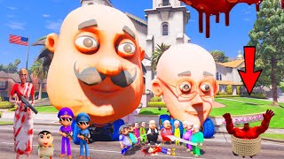 Motu Patlu and little Singham ghasitaram motu Patlu ki face ki car hide and seek gameplay video 😱 [upl. by Olegna]