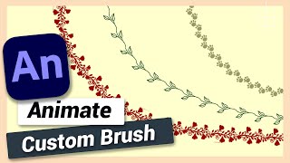 Create Custom Brush  Adobe Animate CC Tutorial [upl. by Esila285]