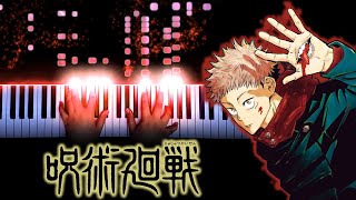 Jujutsu Kaisen OP  quotKaikai Kitanquot  Eve Piano [upl. by Nellak]