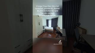 D’edge Thao dien for rent 3brs apt [upl. by Pelagias]