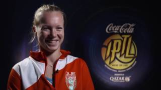 IPTL 2016 In Conversation With Kiki Bertens [upl. by Akimit641]