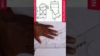 Interpenetration of solids Curve of intersection of a triangle penetrating a cylinder [upl. by Enyalb]