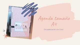 Agenda tamaño A4 ENCUADERNACIÓN CON CINCH [upl. by Bili]