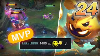 Nemesis  Stacking ✅ Winning lane ✅ Oneshotting ✅ 14k AP VEIGAR [upl. by Maximilien589]