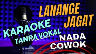 lanange jagat karaoke nada pria tarling cirebonan tanpa vokal lirik [upl. by Vina]