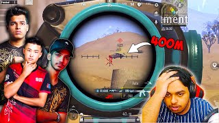 WORLDs LONGEST M416  4x Scope SPRAY Players CAUGHT in PHARAOH X Suit BEST Moments in PUBG Mobile [upl. by Nelly144]